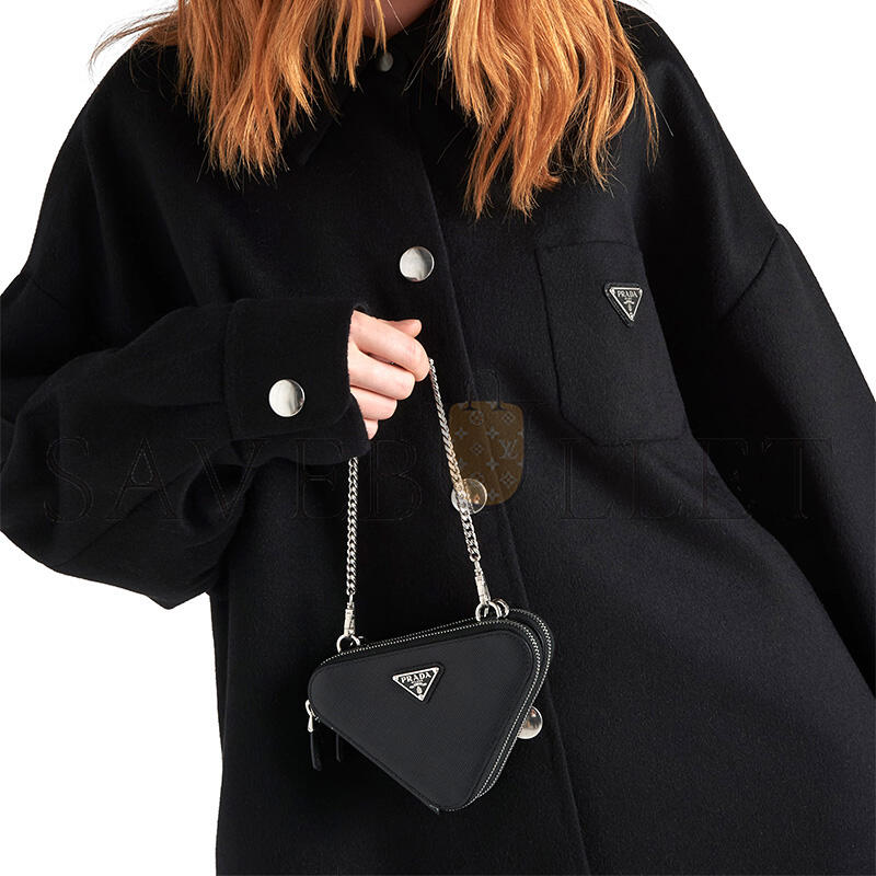 PRADA SAFFIANO LEATHER MINI POUCH 1NR015 (15*10cm)